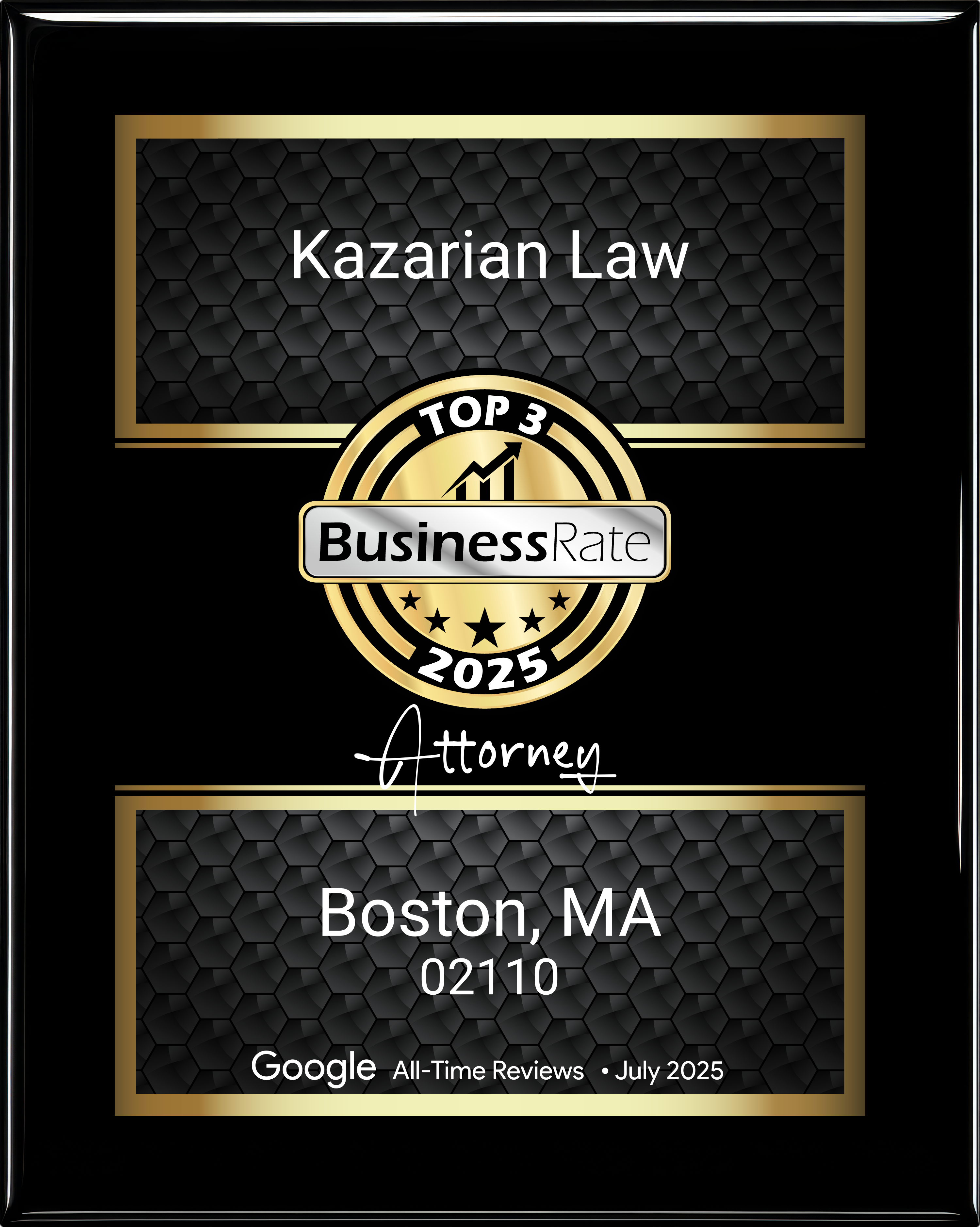 Business Rate Award